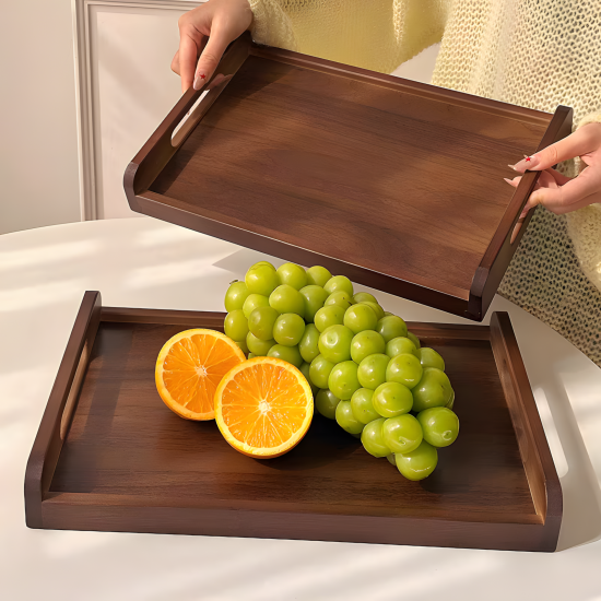 Wooden Tray Set 3 Pcs